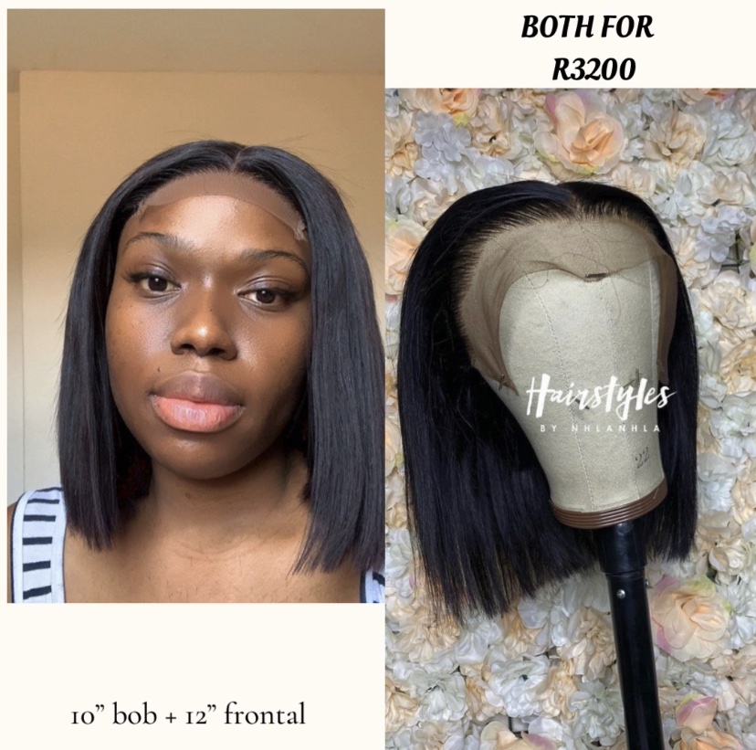 10” bob + 12” frontal bob