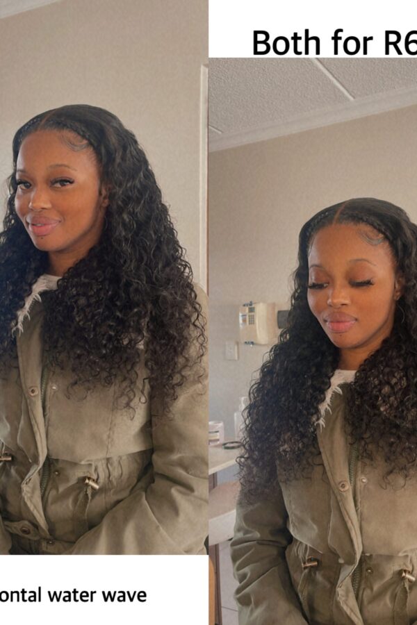 2 20” frontal water wave